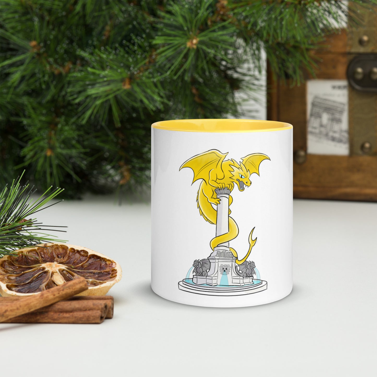 Gouden Draak koffiemok sfeerimpressie